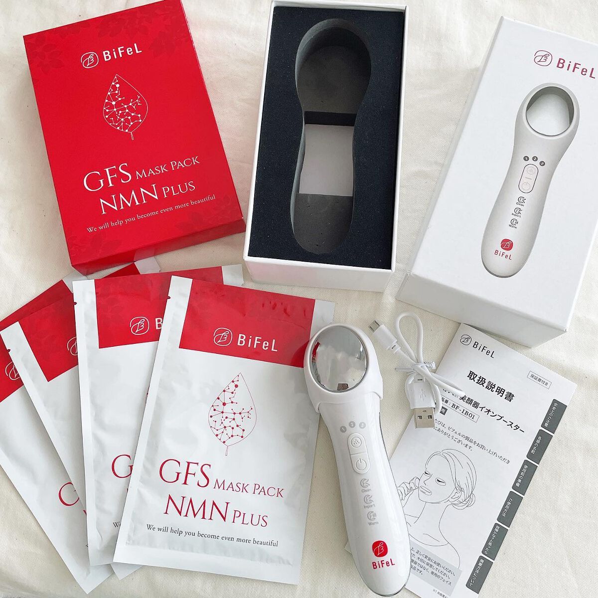 導入美顔器イオンブースター＆GFSマスク/bifel/美顔器・マッサージを使ったクチコミ（2枚目）