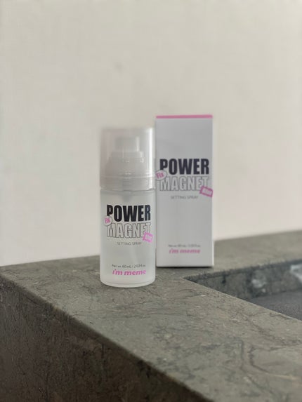 パワーマグネットセッティングスプレー/i’m meme/フィックスミストを使ったクチコミ(1枚目)