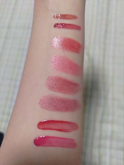 マメです on LIPS 「手持ちのリップを比較してみました。左からレビューしていきます。..」(4枚目)