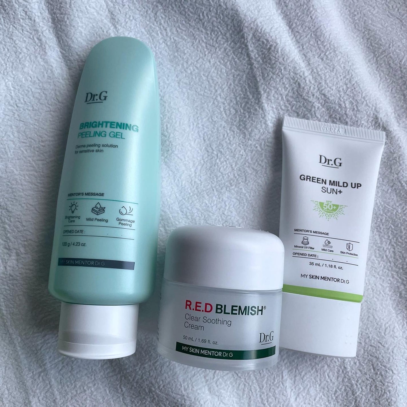 グリーンマイルドアップサンプラス/Dr.G/日焼け止めクリームを使ったクチコミ(2枚目)