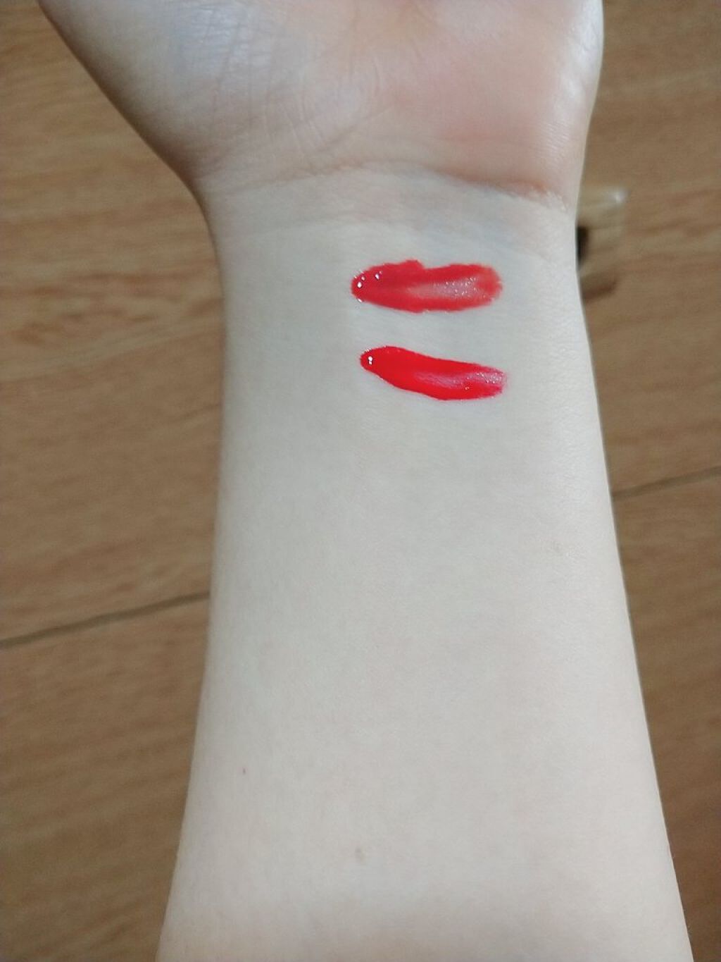 ウォーターグロスティント #03 Heart wave/dasique/リップティントを使ったクチコミ（2枚目）