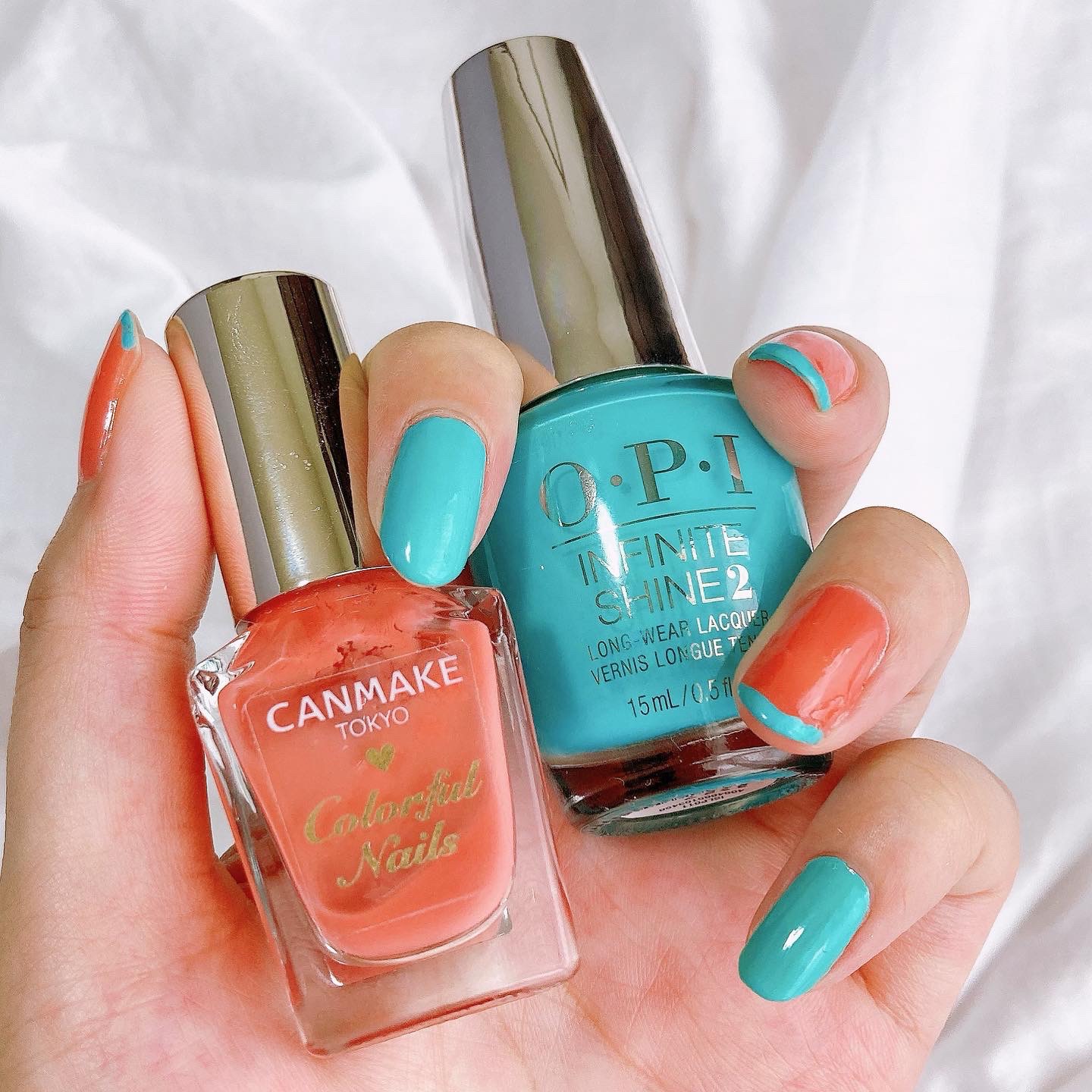 カラフルネイルズ/キャンメイク/マニキュアを使ったクチコミ（2枚目）