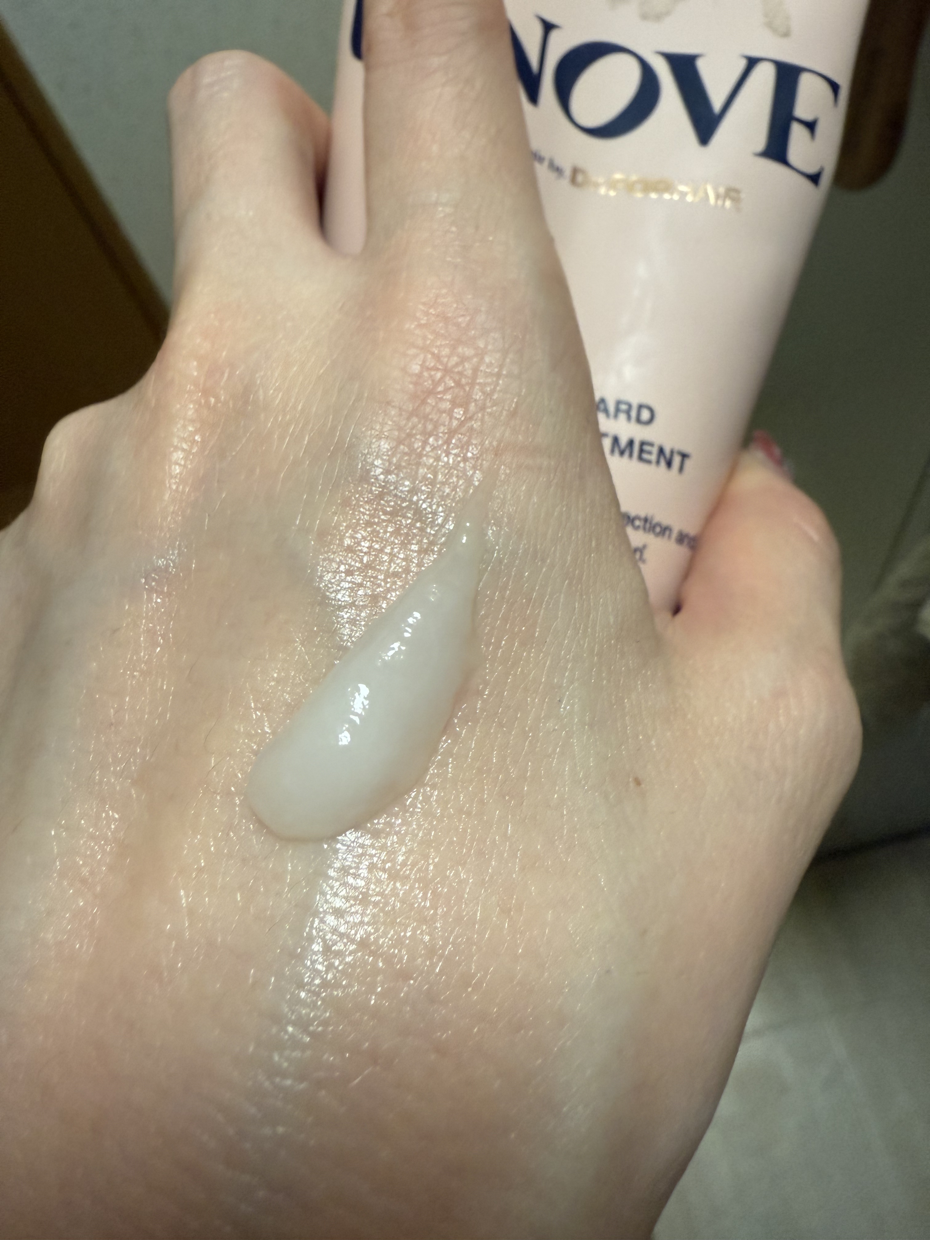 アノブ ヒーティングガードノーウォッシュトリートメント/UNOVE/ヘアトリートメントを使ったクチコミ（2枚目）