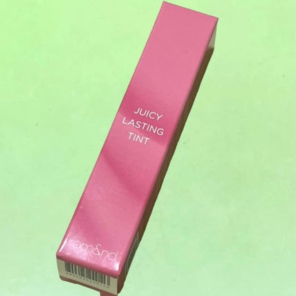 ジューシーラスティングティント/rom&nd/リップティントを使ったクチコミ(1枚目)