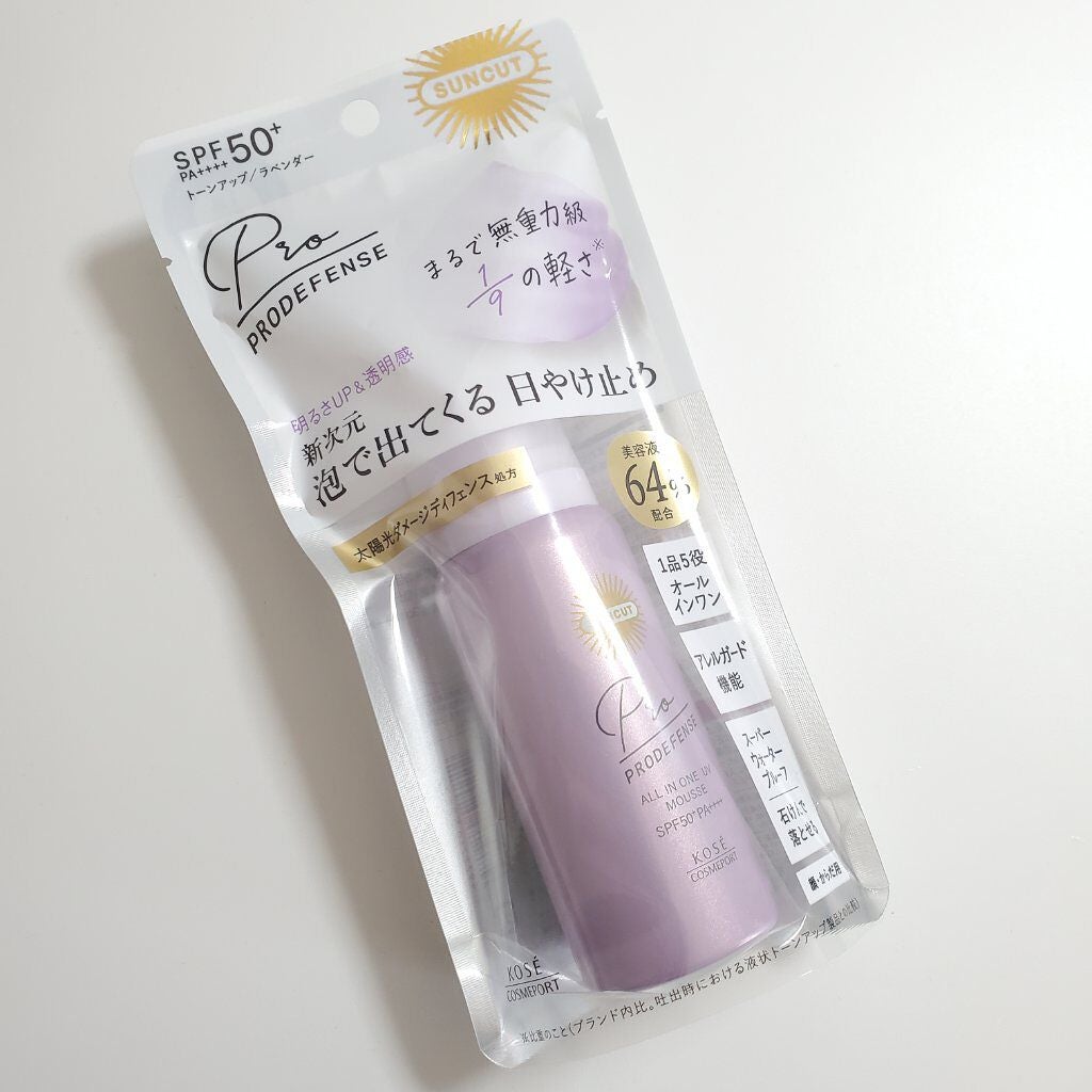 プロディフェンス オールインワンUV ムース/サンカット®/日焼け止めクリームを使ったクチコミ(1枚目)