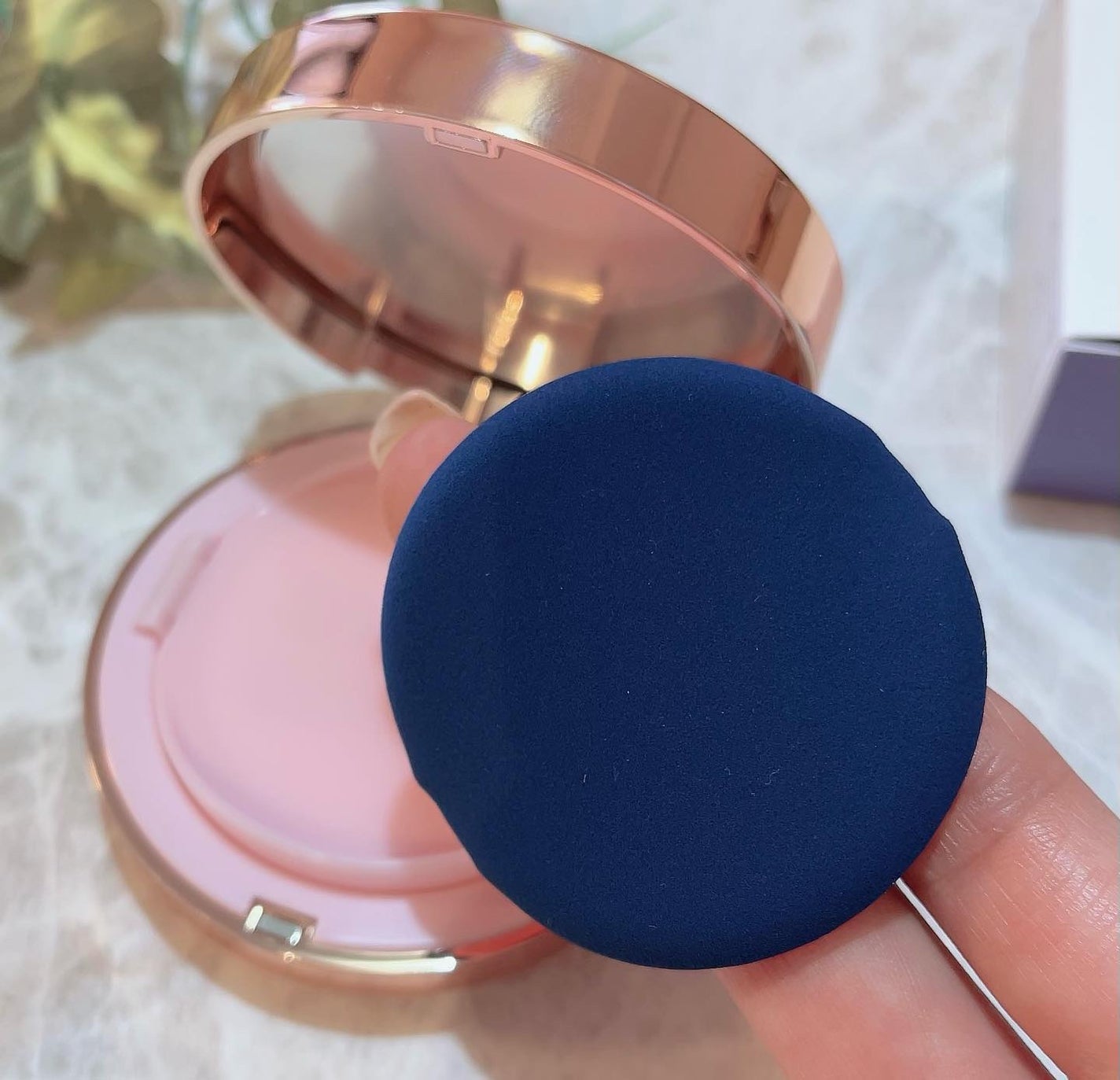 ピンクティーツリーカバープライマークッション/APLIN/クッションファンデーションを使ったクチコミ(4枚目)