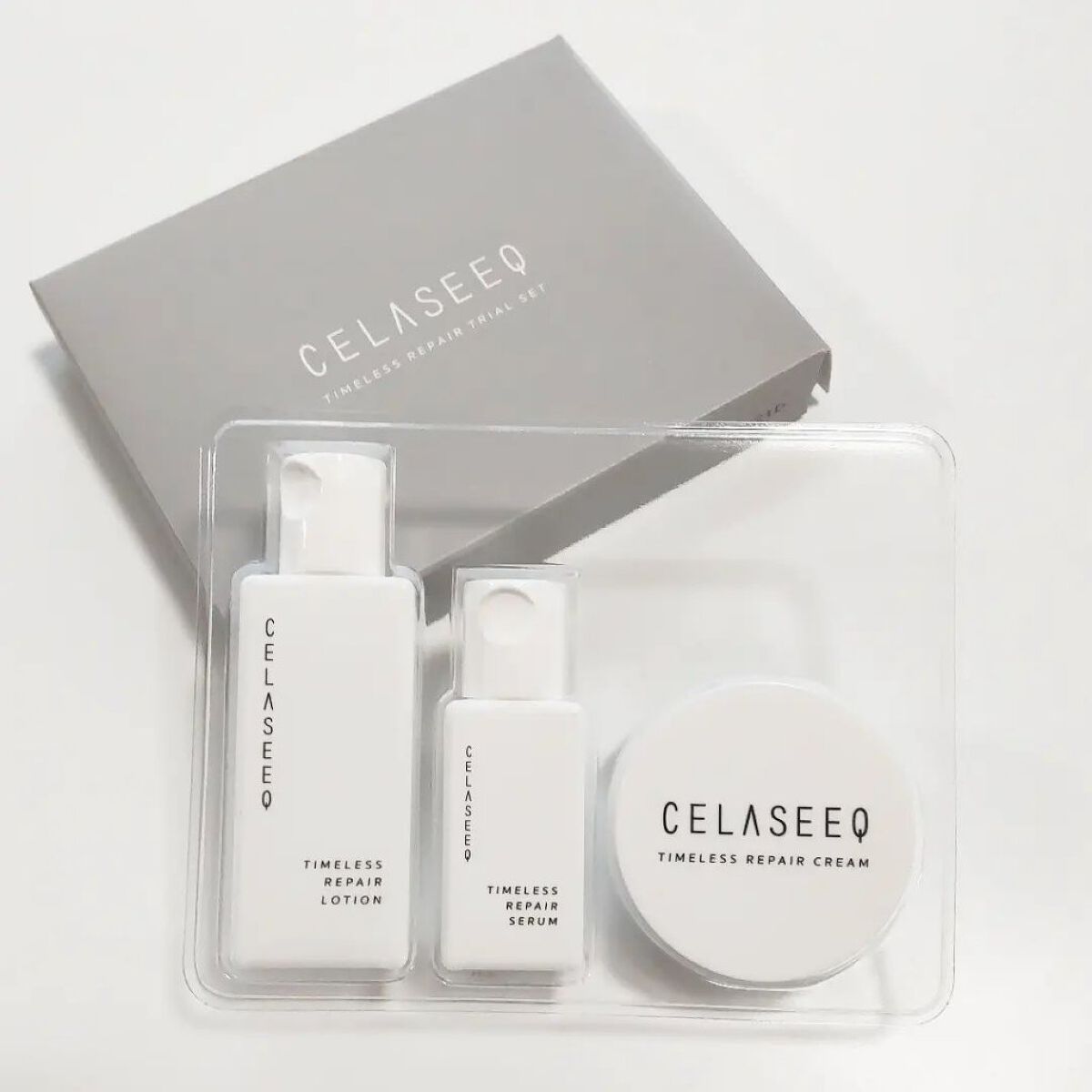 タイムレスリペア 未来肌おためしセット/CELASEEQ/スキンケアキットを使ったクチコミ（3枚目）