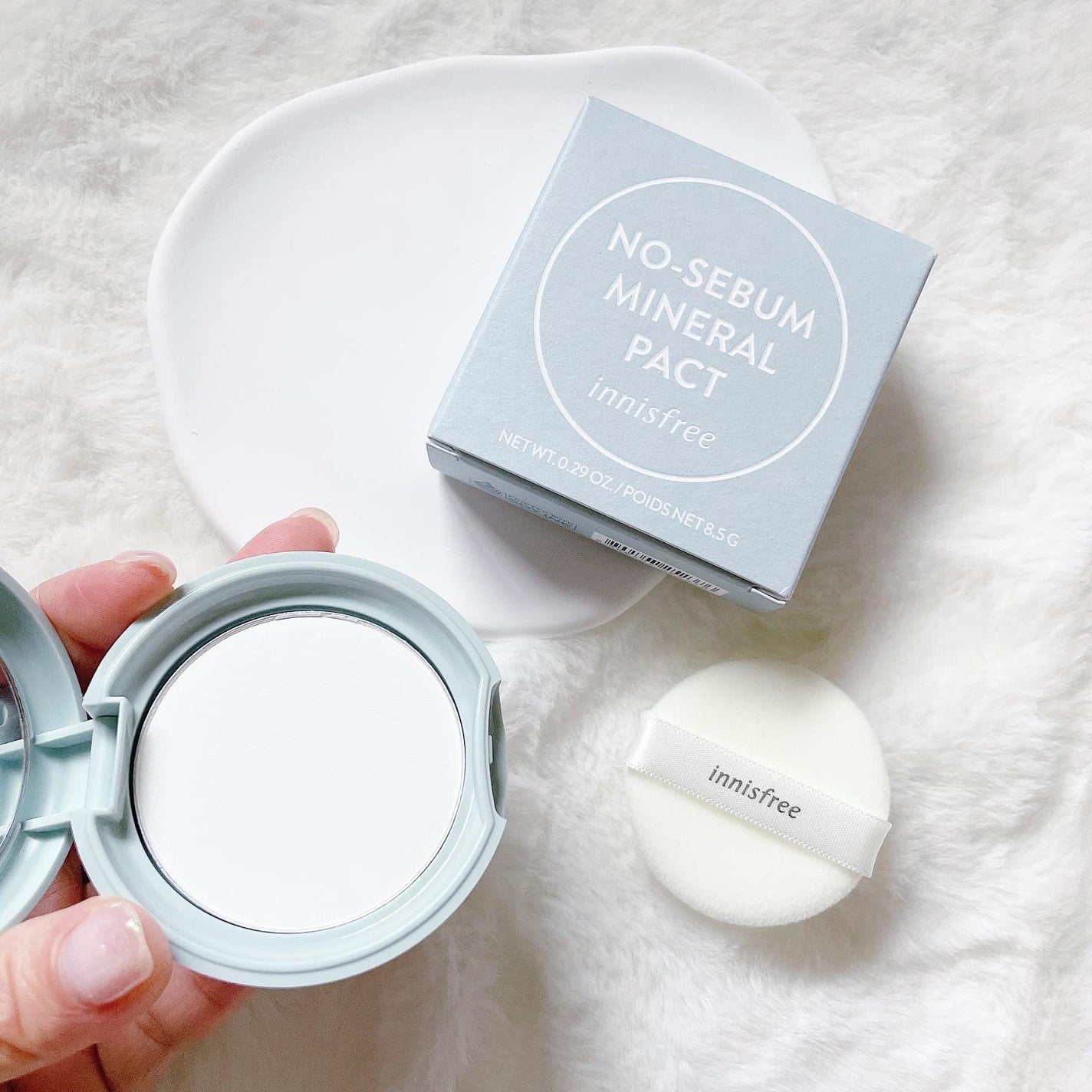 ノーセバム ミネラルパクト S/innisfree/プレストパウダーを使ったクチコミ(2枚目)