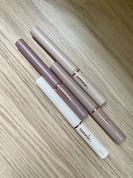 スキニーマスカラ/mude/マスカラを使ったクチコミ(1枚目)