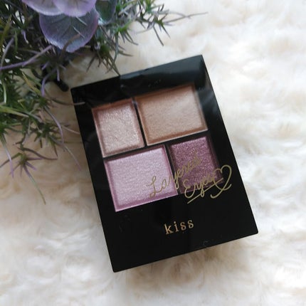 レイヤードアイズ/KiSS/アイシャドウパレットを使ったクチコミ(1枚目)