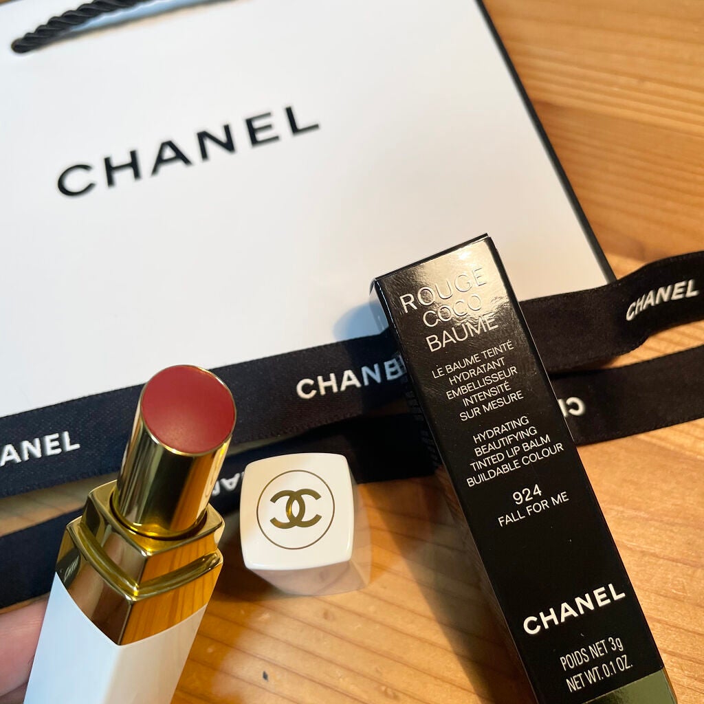 Chanel Rouge Coco Baume Hydrating Beautifying Tinted Lip Balm - # 924 Fall  For Me 3g/0.1oz 