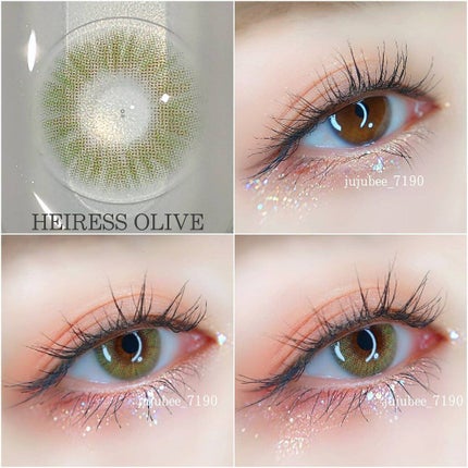 エアリス(Heiress)/OLOLA/カラーコンタクトレンズを使ったクチコミ(3枚目)
