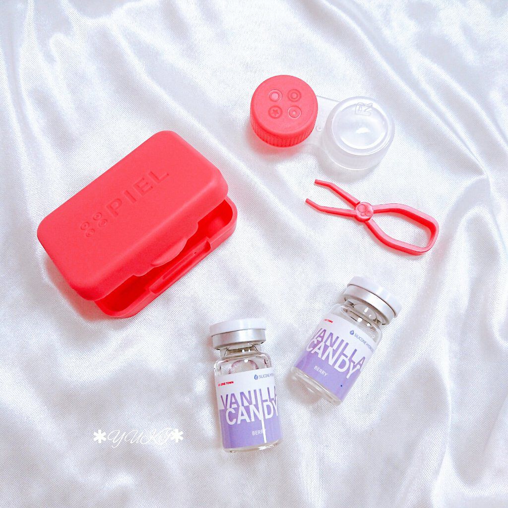 New Vanilla Candy Berry/THEPIEL/カラーコンタクトレンズを使ったクチコミ(2枚目)