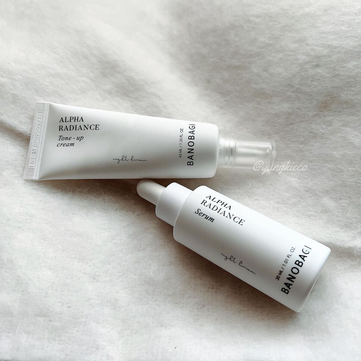 アルファラディアンスグローセラム/BANOBAGI/美容液を使ったクチコミ（1枚目）