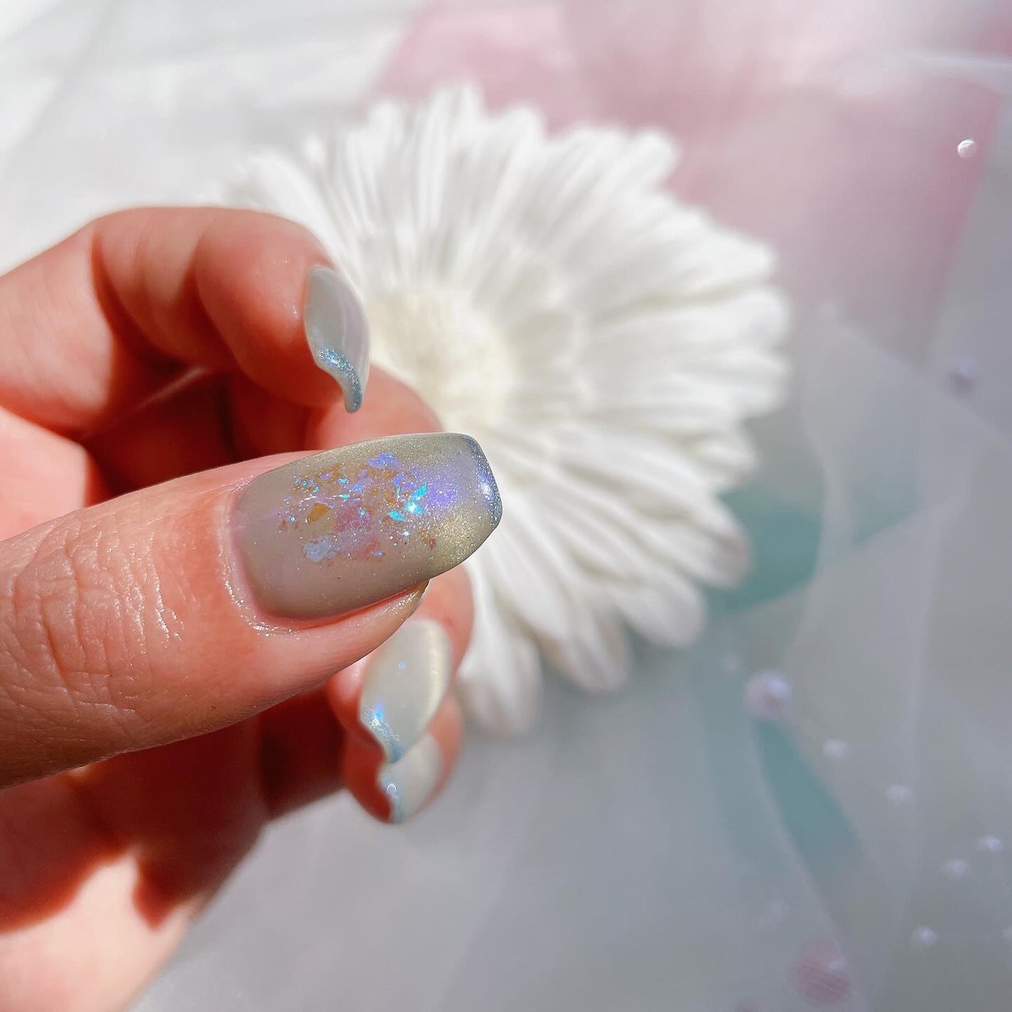 マグネットジェルユニコーンシリーズ/NAILTOWN/ジェルネイルを使ったクチコミ(2枚目)