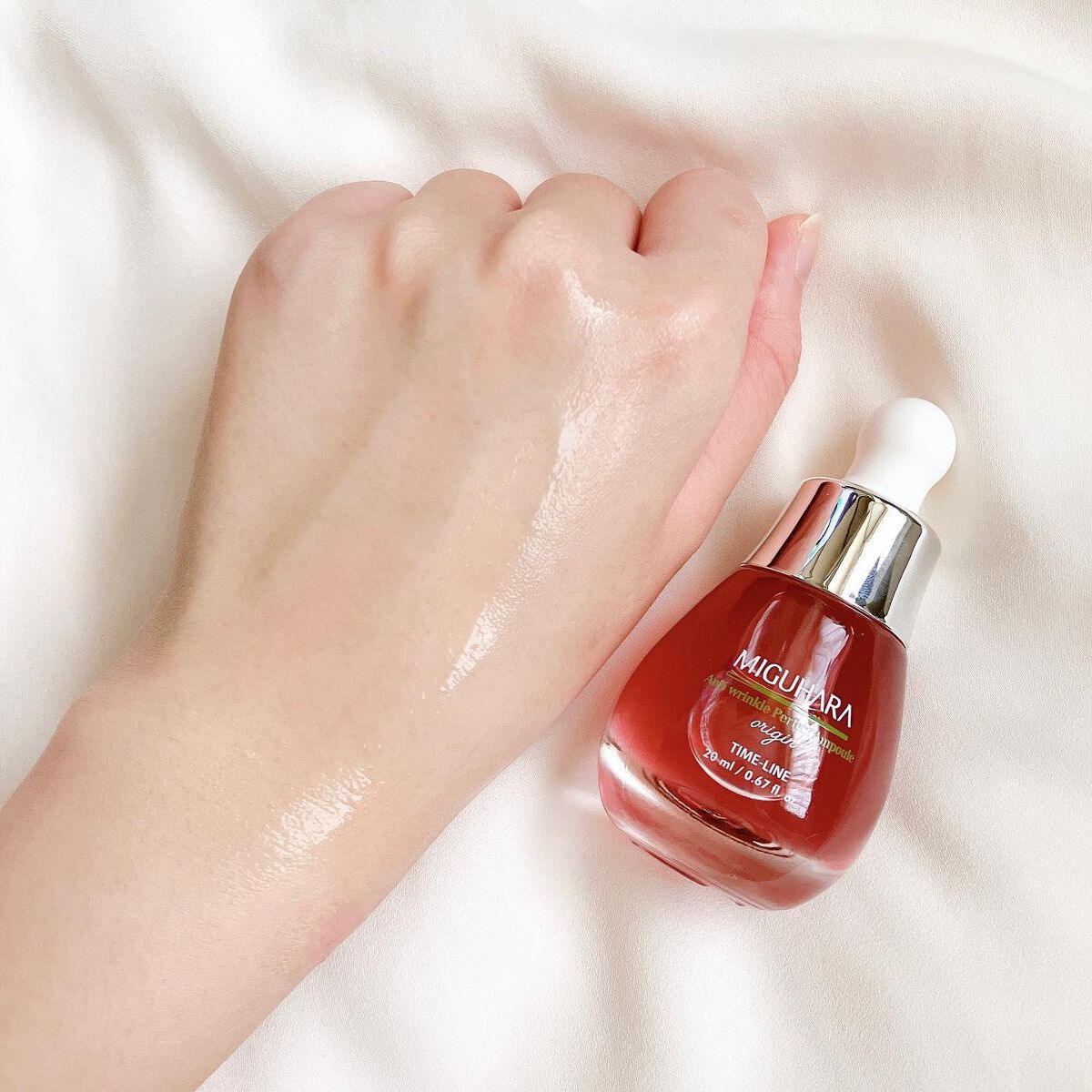 アンチリンクルエフェクトアンプルオリジン/MIGUHARA/美容液を使ったクチコミ(7枚目)
