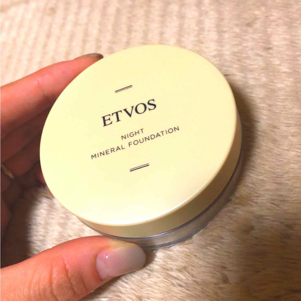 ナイトミネラルファンデーション/エトヴォス/ルースパウダーを使ったクチコミ（1枚目）