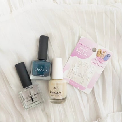 あちゃみん on LIPS 「ニュアンスネイル·深い海のキラメキをイメージしたTONEDRO..」(4枚目)