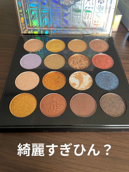 デザートメモリシリーズ 16色アイシャドウパレット/ZEESEA/アイシャドウパレットを使ったクチコミ(3枚目)