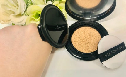 スキンリフレクト ラスティング UV クッションファンデーション/ADDICTION/クッションファンデーションを使ったクチコミ(4枚目)