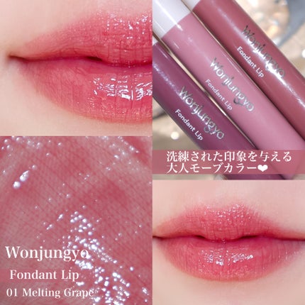 ウォンジョンヨ フォンダンリップ/Wonjungyo/口紅を使ったクチコミ(4枚目)