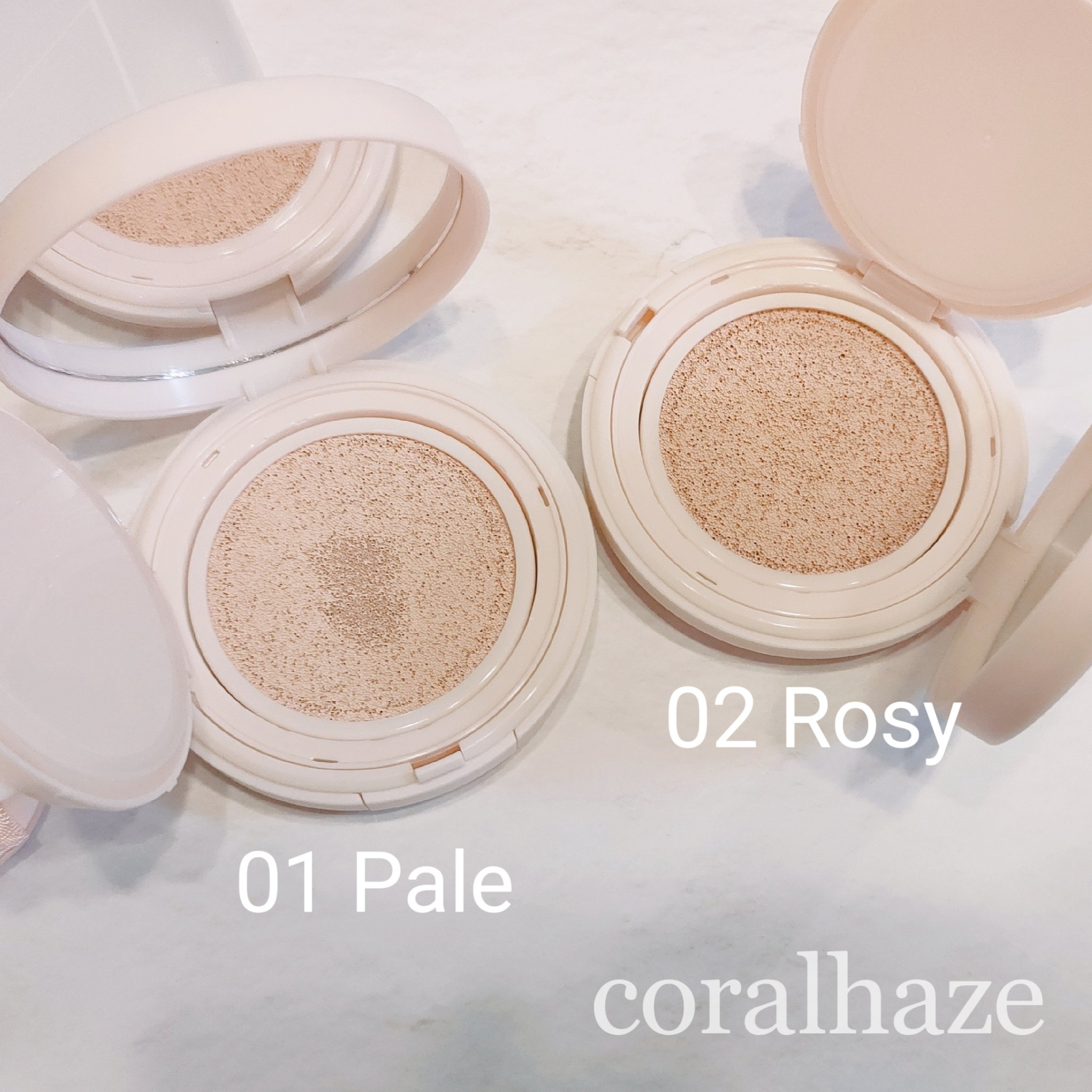 フィクシングブラークッション/Coralhaze/クッションファンデーションを使ったクチコミ（3枚目）