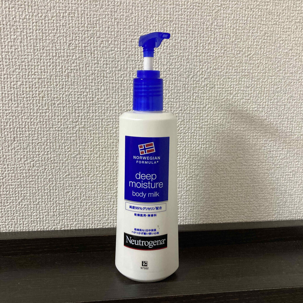 ノルウェー フォーミュラ ディープモイスチャー ボディミルク/Neutrogena/ボディミルクを使ったクチコミ（1枚目）