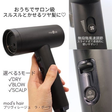 プリヴィレージュ  ラ・ボーテ （MHD-1210）/mod's hair/ドライヤーを使ったクチコミ（2枚目）