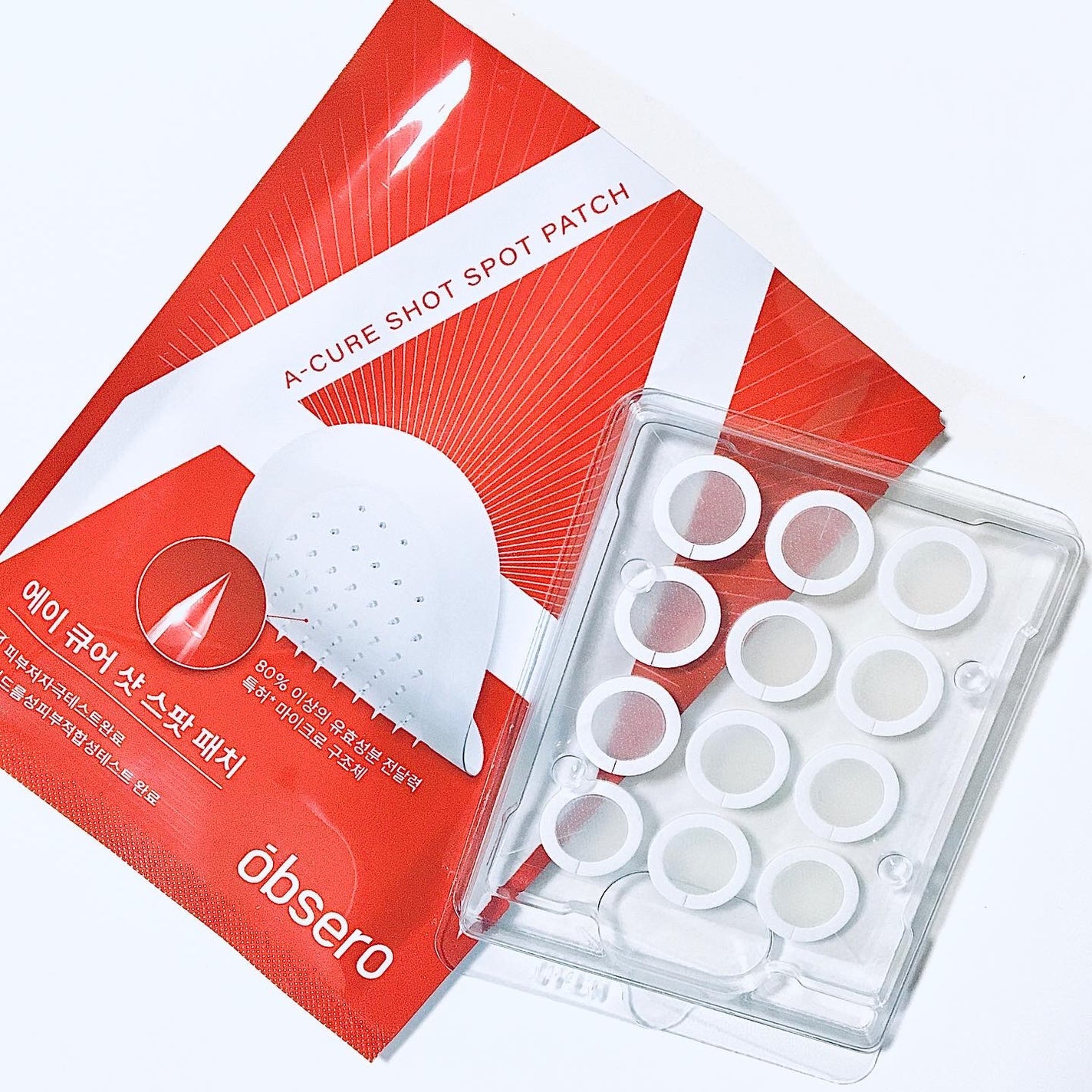 エーキュアショットスポットパッチ/obsero/にきびパッチを使ったクチコミ(1枚目)