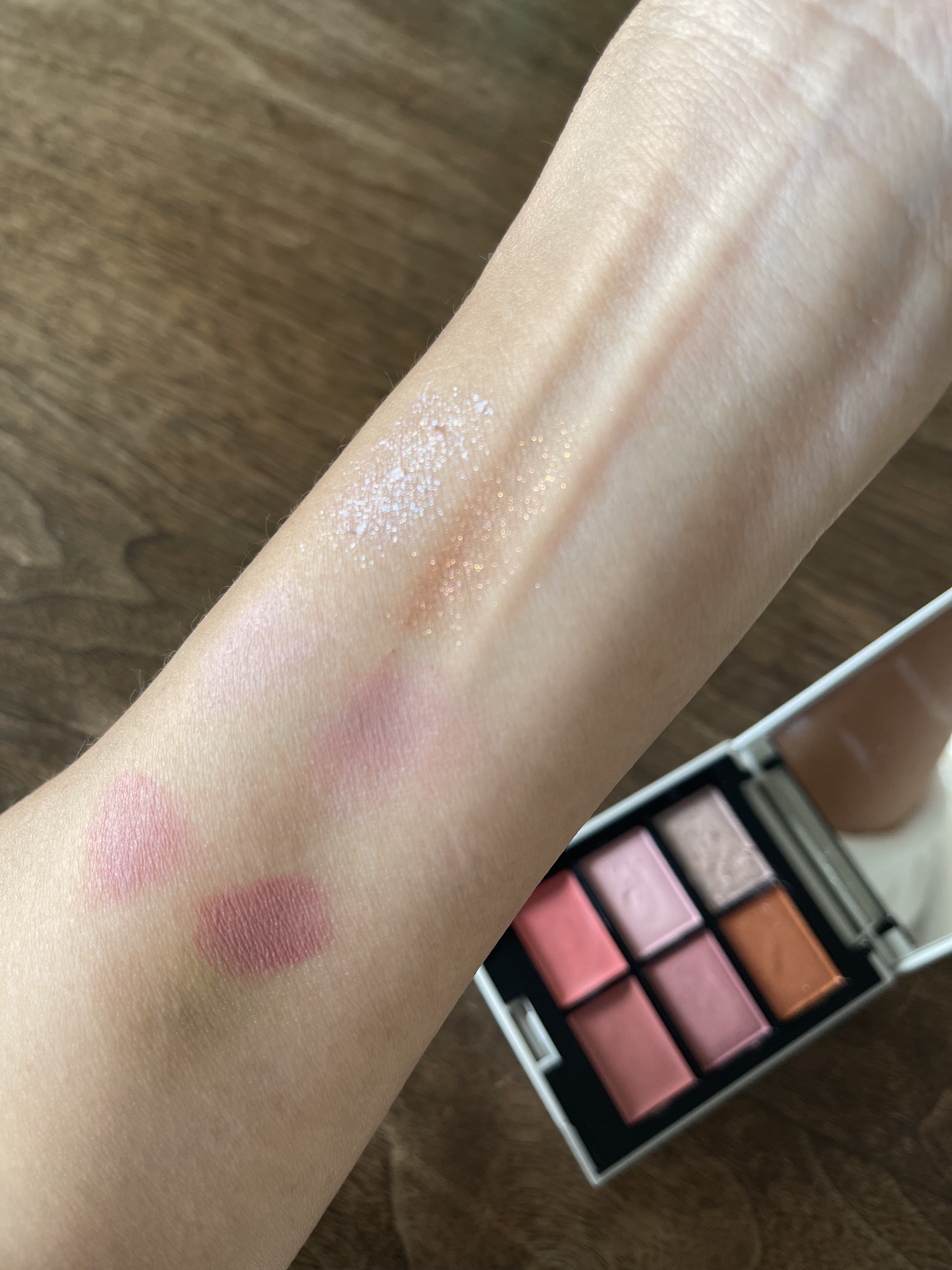 MY MIXED PALETTE 6色カスタムパレット 09 SWEET BITE/MN/マルチパレットを使ったクチコミ（3枚目）