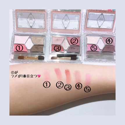 【旧品】パーフェクトスタイリストアイズ/キャンメイク/アイシャドウパレットを使ったクチコミ(2枚目)