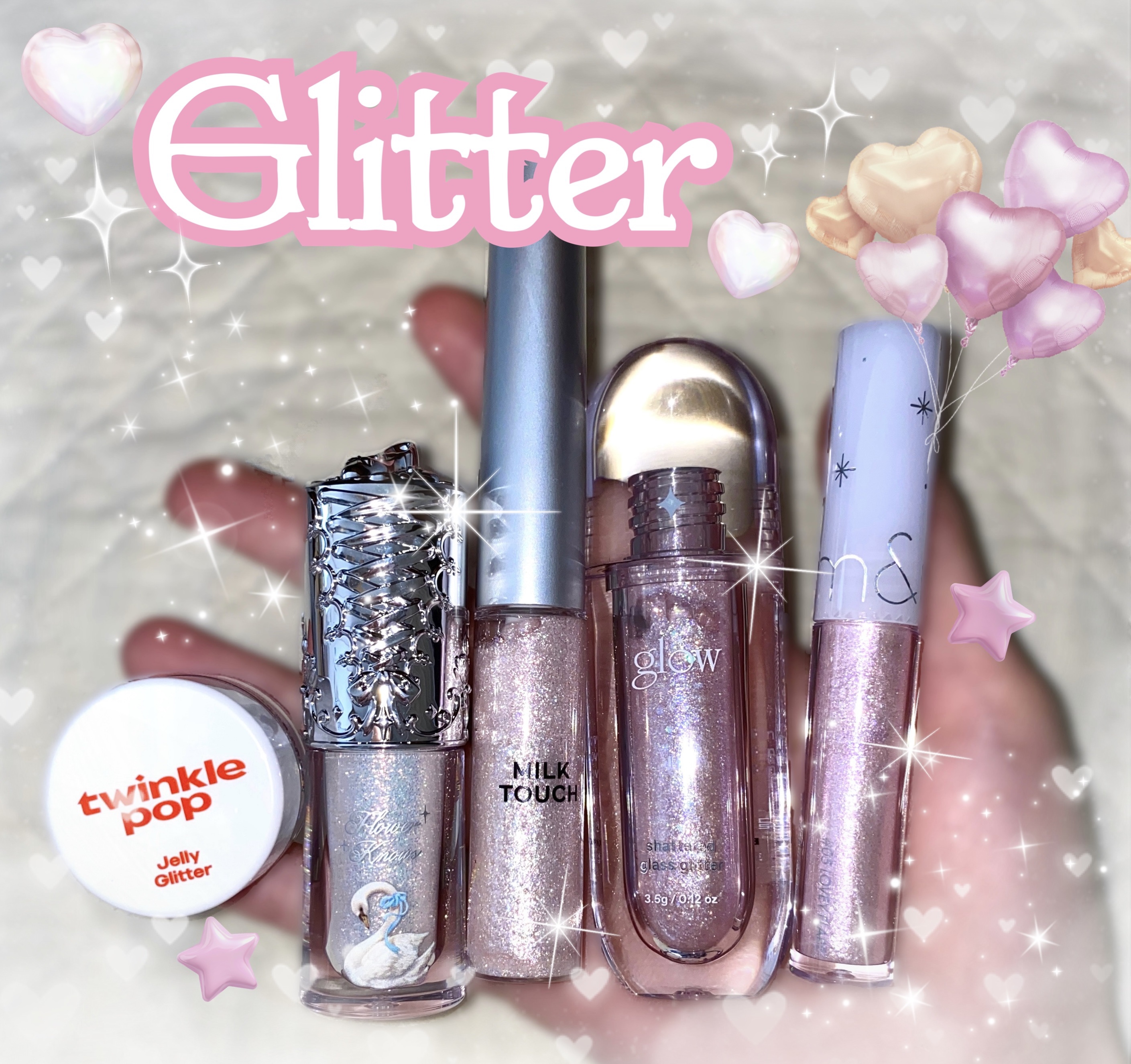 リキッド グリッター シャドウ/rom&nd/グリッターを使ったクチコミ（1枚目）