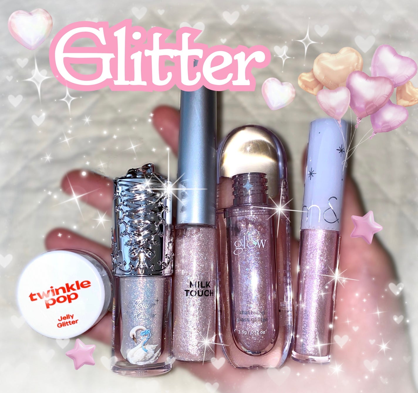 リキッド グリッター シャドウ/rom&nd/グリッターを使ったクチコミ(1枚目)