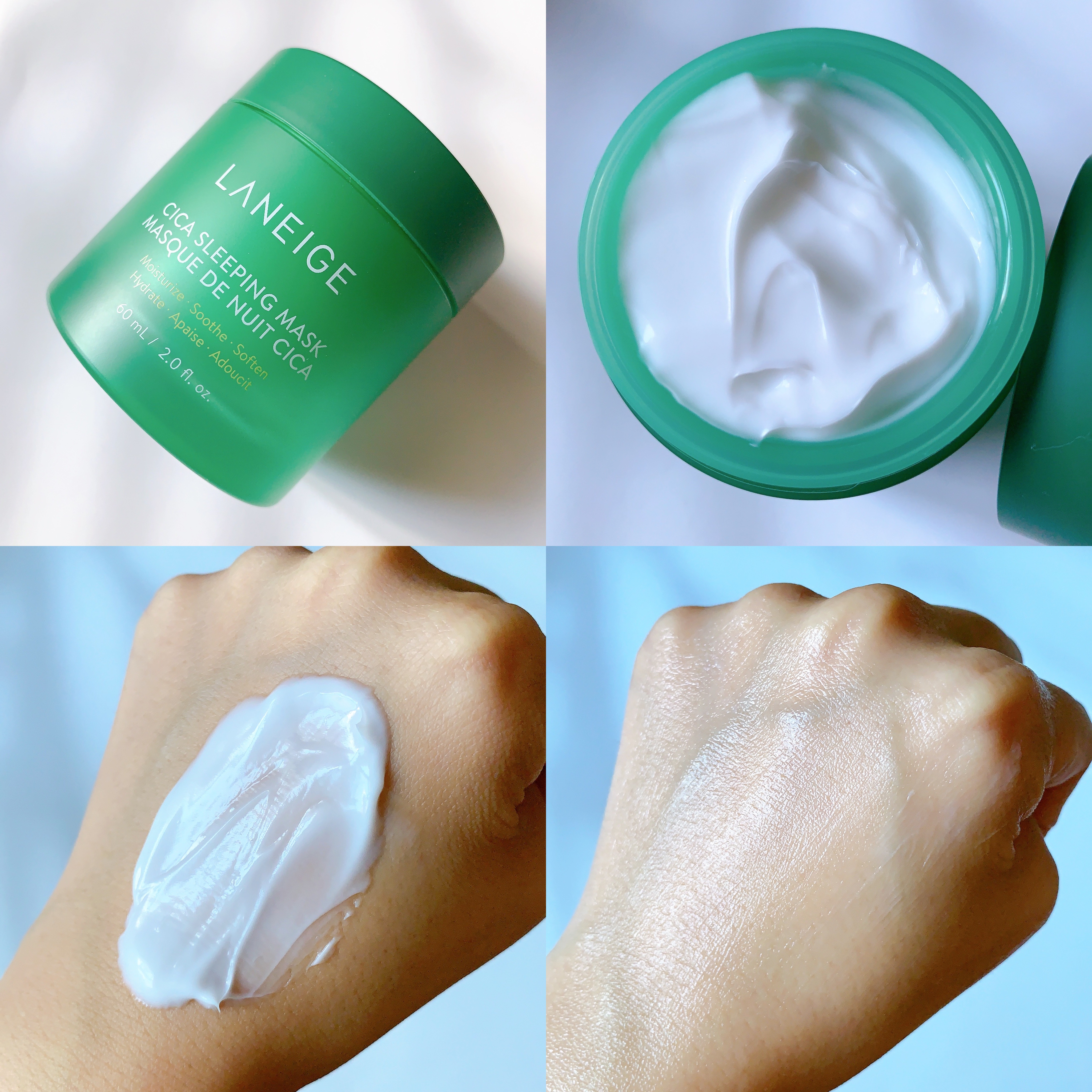 シカスリーピングマスク/LANEIGE/フェイスクリームを使ったクチコミ（3枚目）