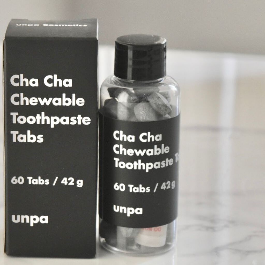 試してみた】cha cha chewable tooth pastet／unpaのリアルな口コミ・レビュー | LIPS