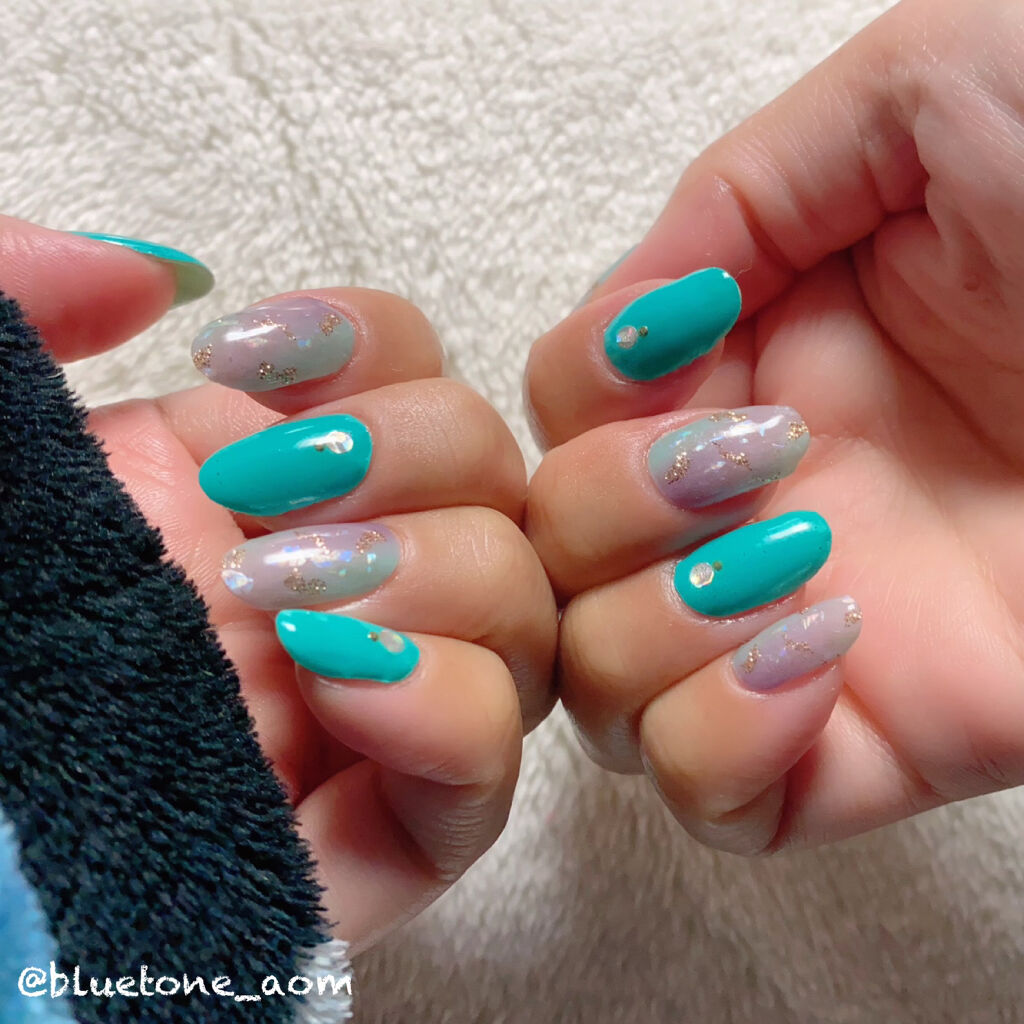 ネイルフィット ジェルネイルシール 深海の紫色メロディ / GELATO