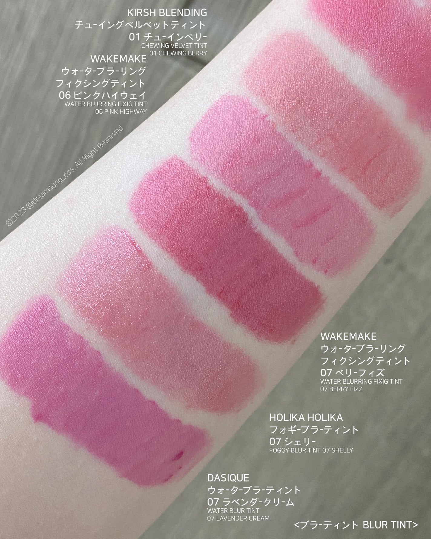 colorgram サンダーボルトティント ムース/Colorgram/リップティントを使ったクチコミ(7枚目)