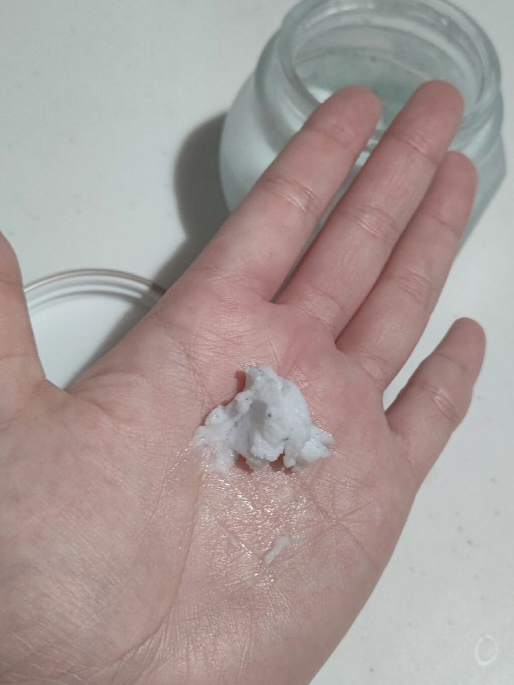 フェイスポリッシャー リフレッシング（ミント）/SABON/スクラブ・ゴマージュを使ったクチコミ（3枚目）