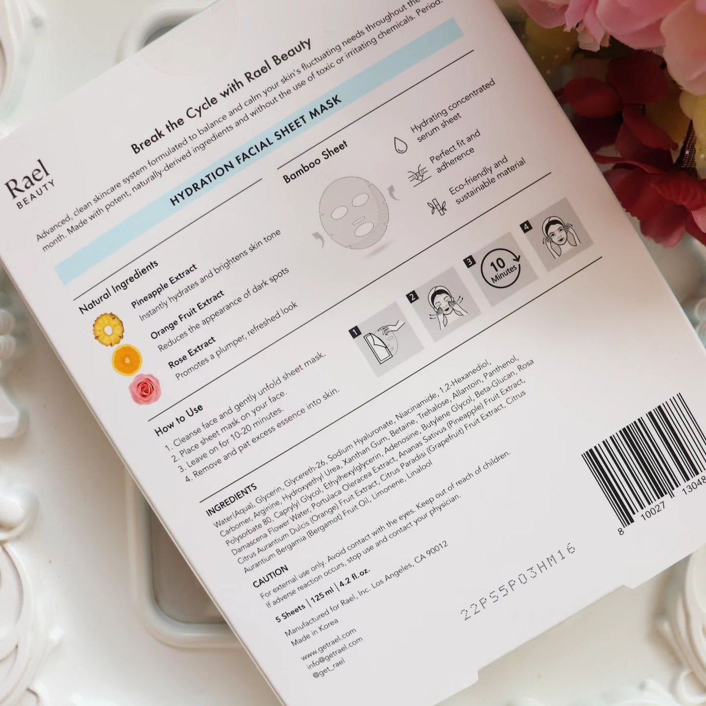 フェイスマスクスキンケア/Rael/シートマスク・パックを使ったクチコミ(6枚目)