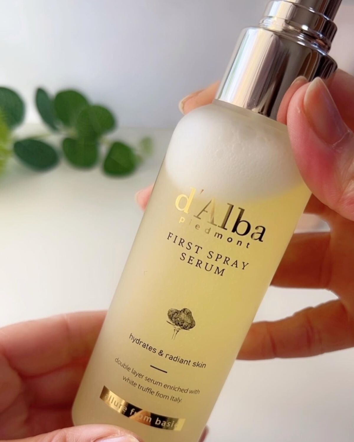 ダルバ ホワイトトリュフファーストスプレーセラム/ダルバ/ミスト状化粧水を使ったクチコミ（2枚目）
