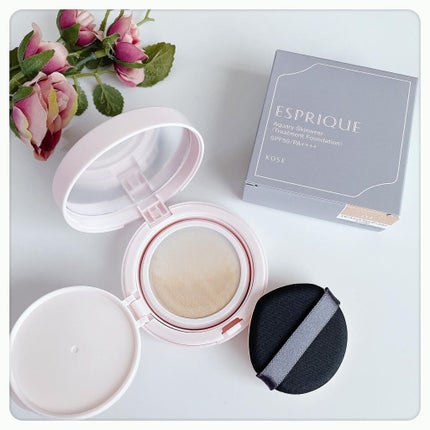 アクアリースキンウェア/ESPRIQUE/クッションファンデーションを使ったクチコミ(1枚目)