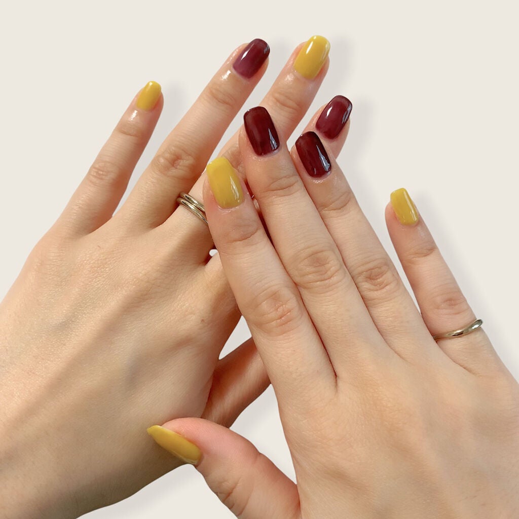 ジェルネイル(ライト対応)/セリア/ジェルネイルを使ったクチコミ(2枚目)