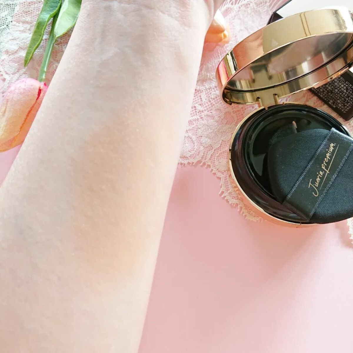 プレミアムニードルファンデーション/ジュエリアプレミアム/クッションファンデーションを使ったクチコミ(5枚目)