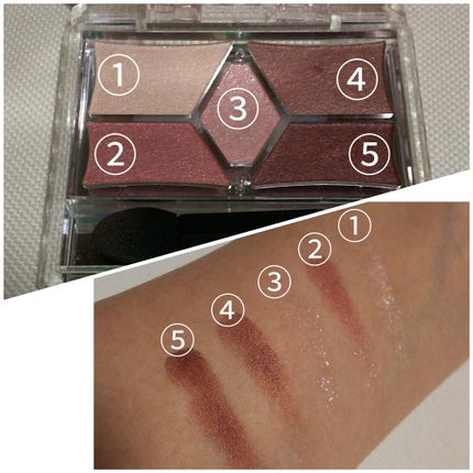 シングルカラーアイシャドウ/CEZANNE/単色アイシャドウを使ったクチコミ(3枚目)