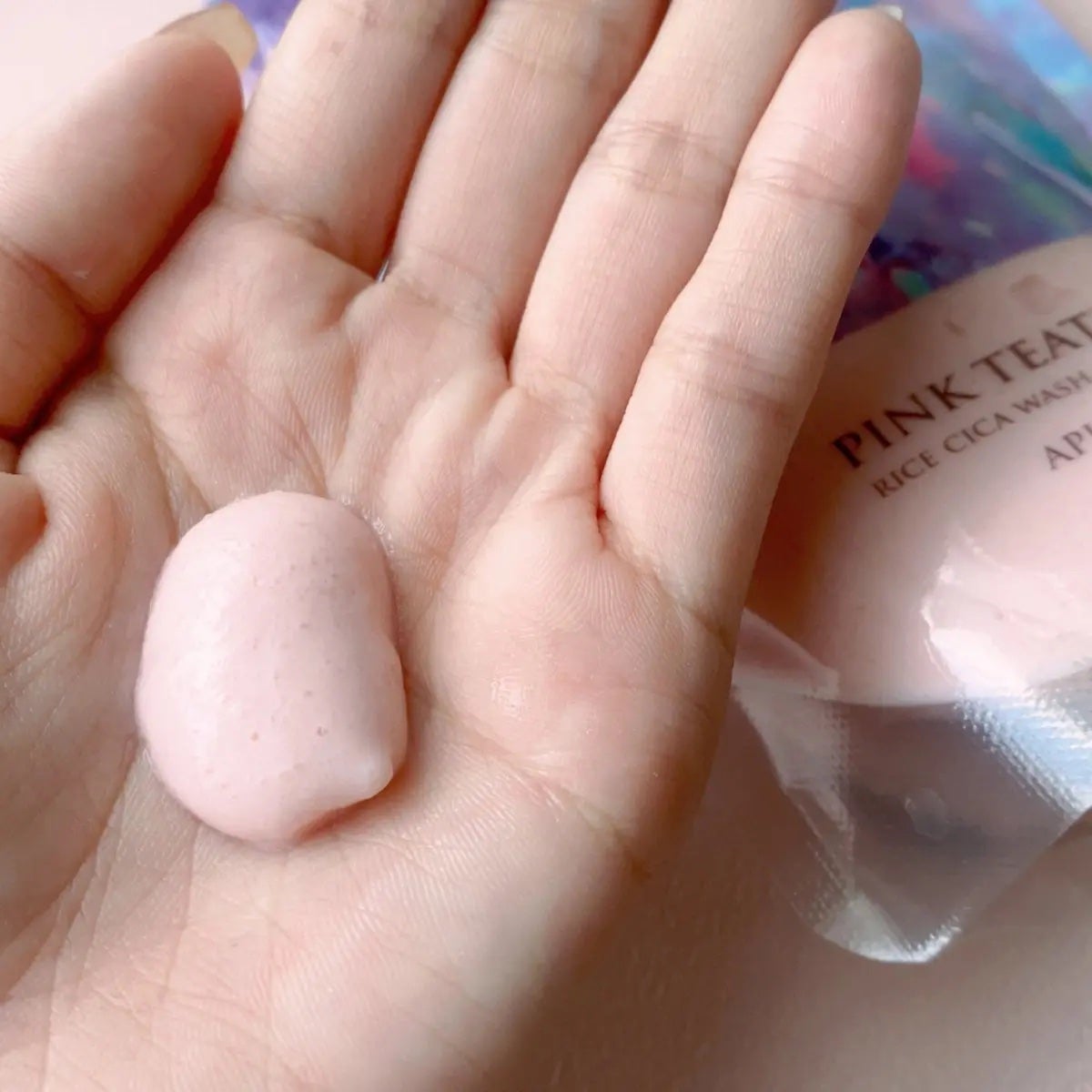 ピンクティーツリーライスシカウォッシュオフパック/APLIN/洗い流すパック・マスクを使ったクチコミ(2枚目)