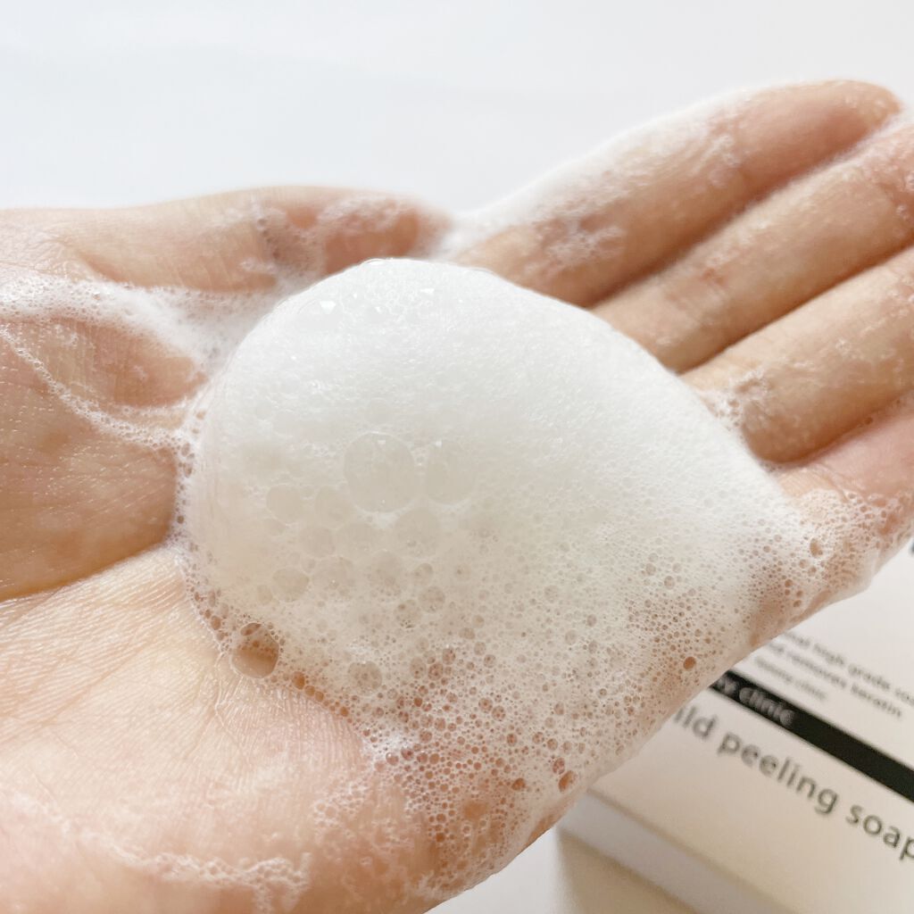 マイルドピーリングソープ/agora/洗顔石鹸を使ったクチコミ(4枚目)