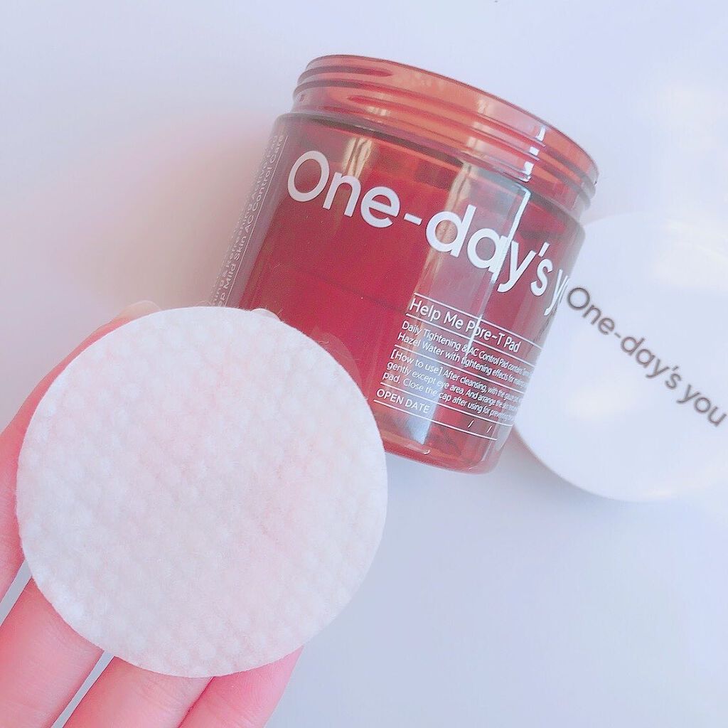 ヘルプミー! ポア-Tパッド/One-day's you/トナーパッドを使ったクチコミ（2枚目）