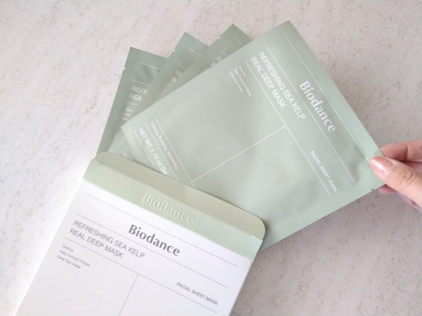 リフレッシング シーケルプ リアルディープマスク/Biodance/シートマスク・パックを使ったクチコミ(2枚目)