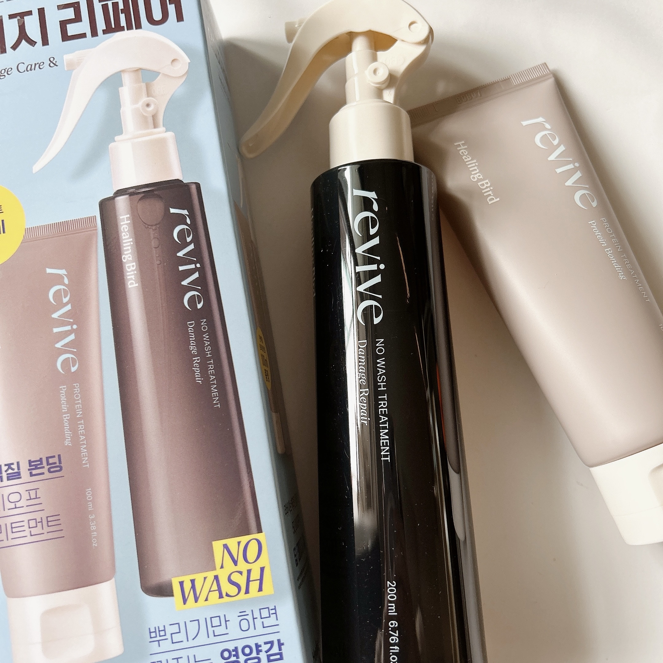 リバイブ ノーウォッシュトリートメント ダメージリペア/Healing bird/アウトバストリートメントを使ったクチコミ（1枚目）