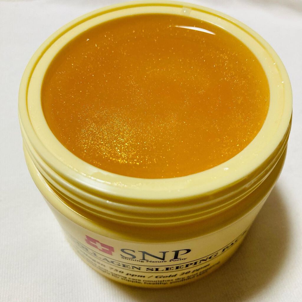 SNP ゴールド コラーゲン スリーピング パック/SNP/シートマスク・パックを使ったクチコミ(2枚目)